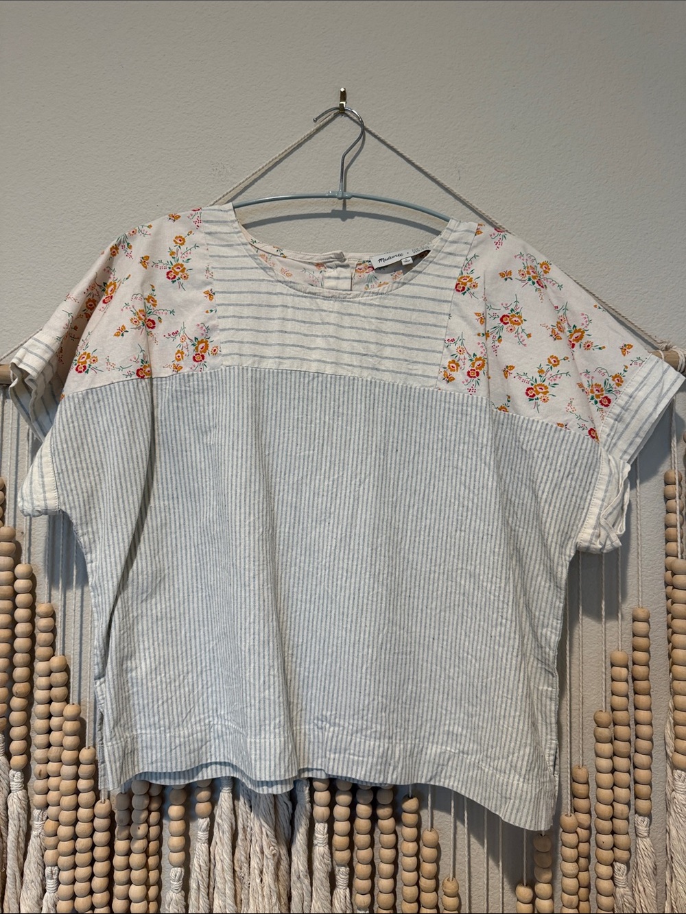 Madewell X The New Denim Project Blouse L